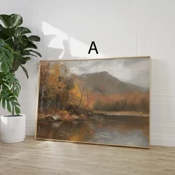 Moderne Vintage Kunst Poster · Geschenkidee · Landschaft Ballett Schmetterlin