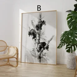 Moderne Vintage Kunst Poster · Geschenkidee · Botanik Tierwelt Landschaft Rom