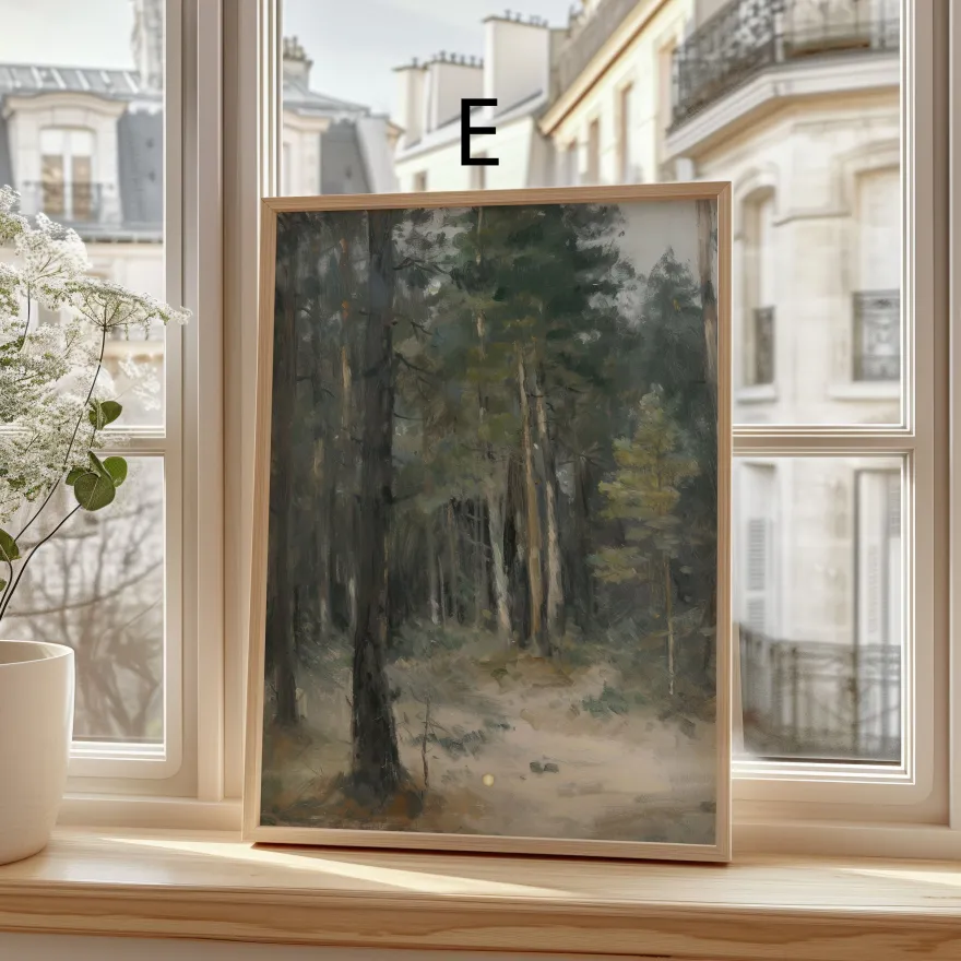 Moderne Vintage Kunst Poster · Geschenkidee · Tiere Blumen Landschaft Klassis
