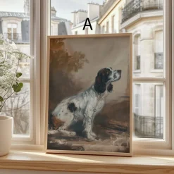 Moderne Vintage Kunst Poster · Geschenkidee · Tiere Blumen Landschaft Klassis