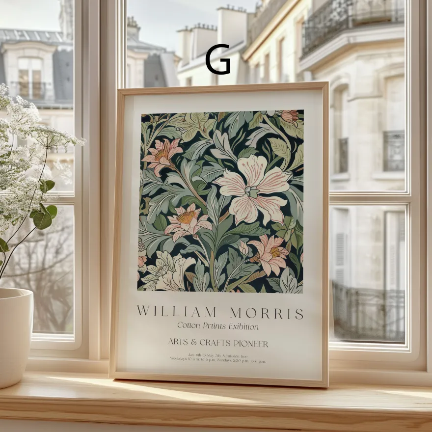 Moderne Vintage Kunst Poster · Geschenkidee · Tiere Blumen Landschaft Klassis