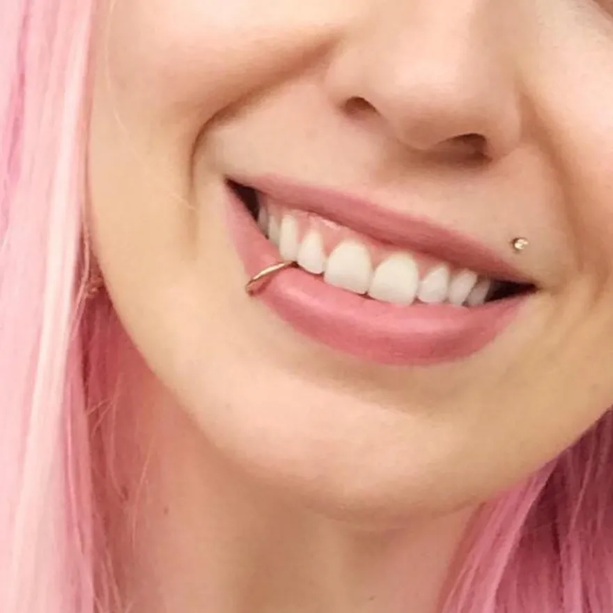 MODRSA Nasenpiercing Ring 316L Chirurgenstahl 18G Hinged Clicker Helix Conch