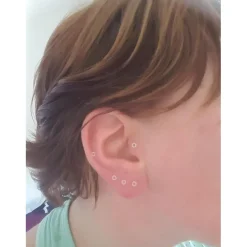 MODRSA 38tlg Klar Körperpiercing Set - Bauchnabel, Lippe, Nase, Augenbraue