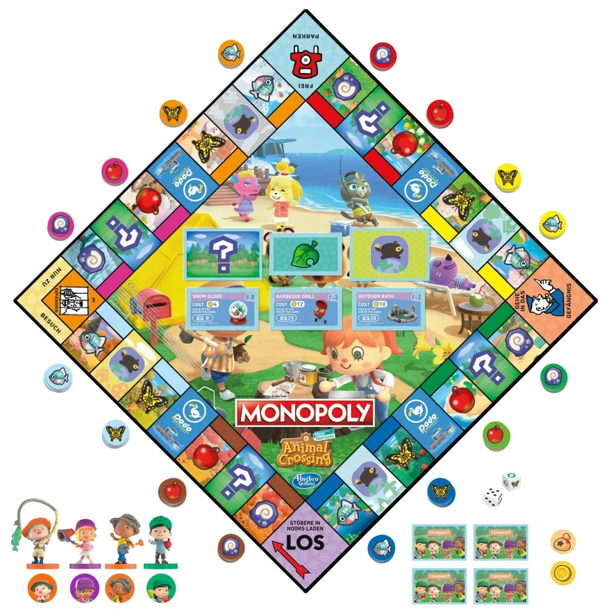 Monopoly - Animal Crossing New Horizons Brettspiel Gesellschaftsspiel