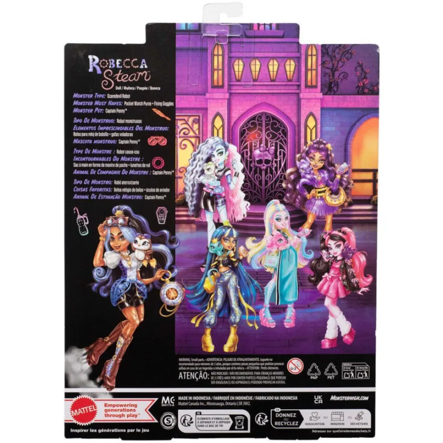 Monster High Robecca Dampfpuppe