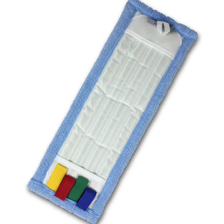 Mopp High Performance blau 50 cm Wischmop Magnetklapphalter (Gr. 50 cm)