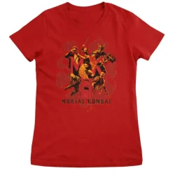 Mortal Kombat Damen T-Shirt II Fighters Girly Tee WB-5-MKII003W