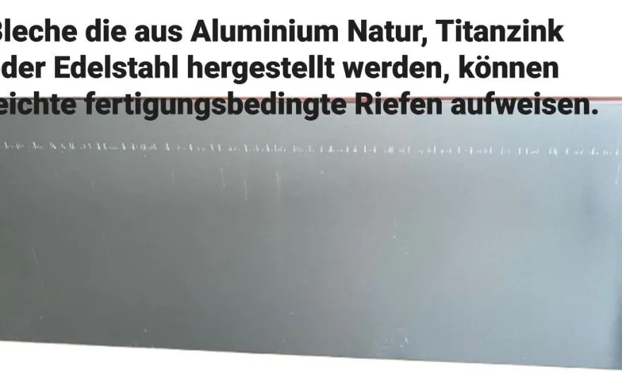 2 m Ortgangblende Windblech Ortgangbrettverkleidung Dachblende