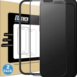 Mothca Matte Panzerglas für iPhone 17 / 16 Pro (6.3 Zoll) - 2 Stück, 9H