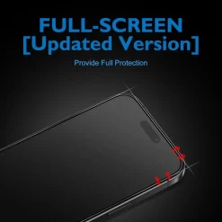 Mothca Matte Panzerglas für iPhone 17 / 16 Pro (6.3 Zoll) - 2 Stück, 9H