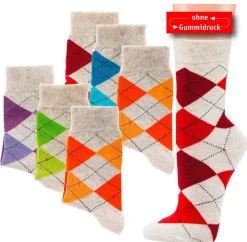 Motiv-Söckchen Baumwolle ohne Gummidruck aktuelle modische Damensocken