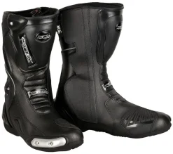 Motorradstiefel Racing Boots Touringstiefel von XLS Schwarz Gr. 38 bis 48