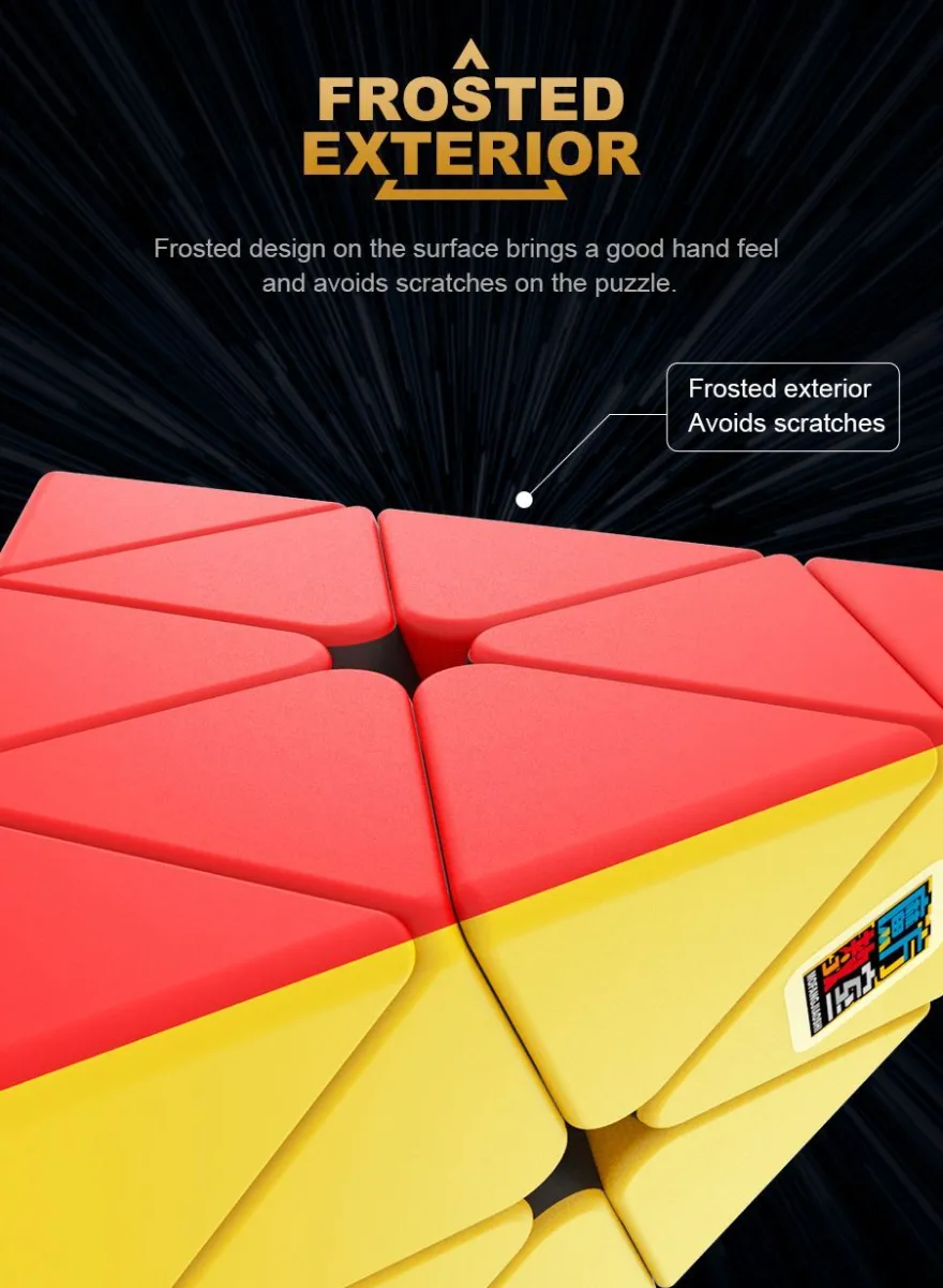 MoYu Meilong Pyraminx 3x3 - stickerless - Zauberwürfel Speedcube Magischer Magi