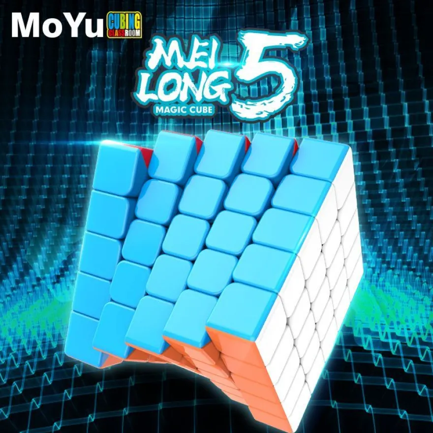 MoYu Meilong 5x5 - stickerless - Zauberwürfel Speedcube Magischer Magic Cube