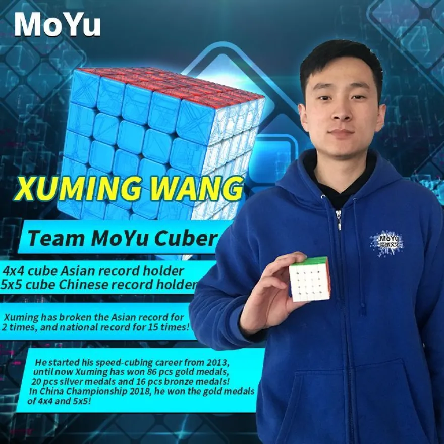 MoYu Meilong 5x5 - stickerless - Zauberwürfel Speedcube Magischer Magic Cube