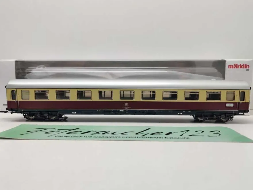 Märklin H0 AC 00776-03 TEE-Abteilwagen 1. Kl Avüm111 Licht aus Set / NEM / DB / OVP