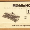 Märklin H0 M-Gleis Anleitung DKW Kreuzungsweiche 5128 5207 Print-Nr.68 508 YN 0273