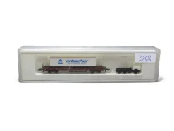 Märklin mini-club 8621 - Huckepackwagen erbacher - 1:220 - Originalverpackung - 388