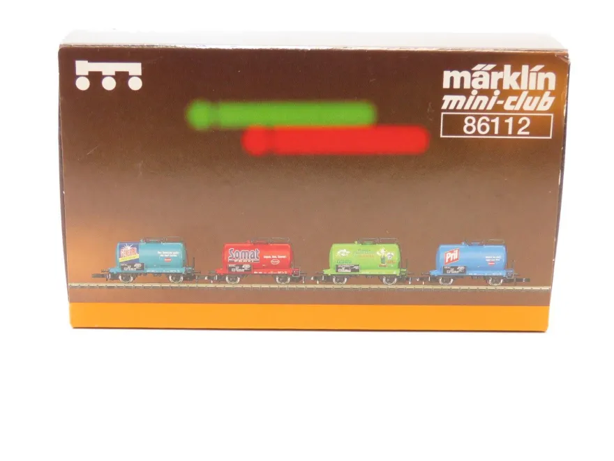 Märklin mini-club 86112 - Kesselwagen-Set - Spur Z - 1:220 - Originalverpackung