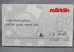Märklin Z Sondermodell SoMo Werbemodell Neujahr Wagen DM 1 Euro-Stück OVP