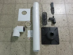10m SET ATEC Abgassystem Grundpaket Set DN60/100 starres Abgassystem raumluftunabhäng