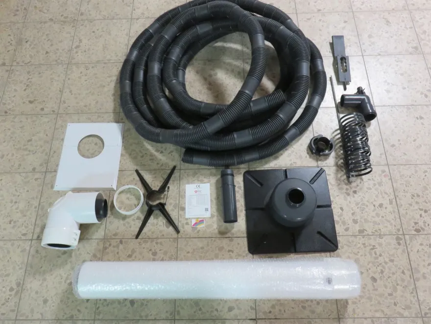 16,5m SET ATEC Flex Abgassystem Grundpaket Basis Set DN80/125 raumluftunabhängig