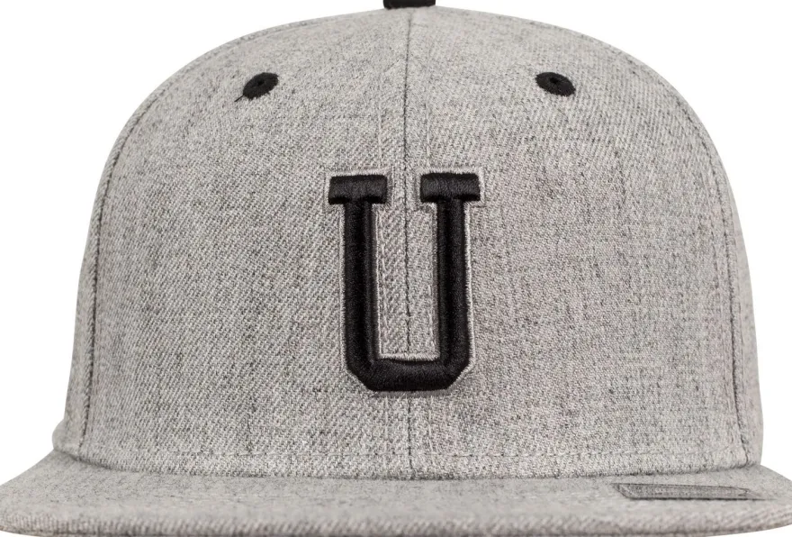 MSTRDS Cap U Letter Snapback Heather Grey