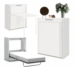 Multimo Capsule Klappbett / Wandbett / Schrankbett mit Klapptisch