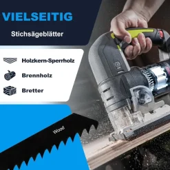 Muozlop 20-teiliges Stichsägeblatt-Set mit T-Schaft und Aufbewahrungskoffer für