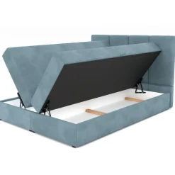 Muralo Kontinentalbett mit zwei Bettkasten Doppelbett Polsterbett für Schlafzimmer
