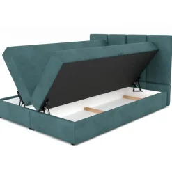 Muralo Kontinentalbett mit zwei Bettkasten Doppelbett Polsterbett für Schlafzimmer