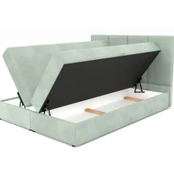 Muralo Kontinentalbett mit zwei Bettkasten Doppelbett Polsterbett für Schlafzimmer