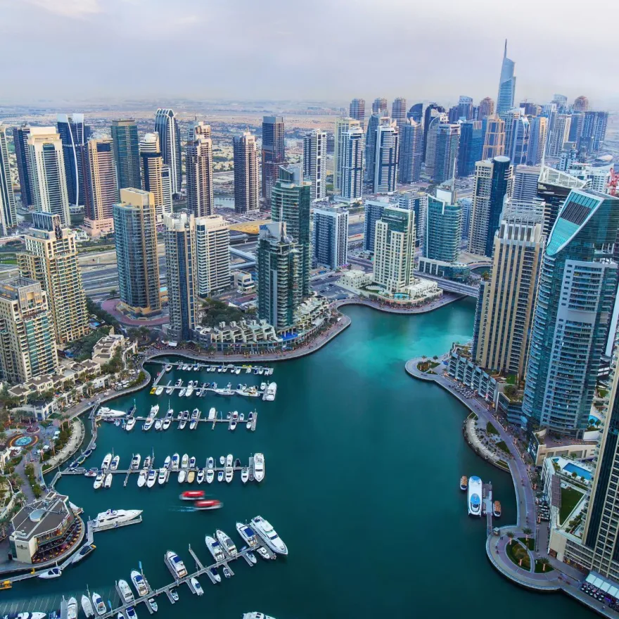 Muralo Selbstklebende Fototapeten XXL Dubai Aus Der Vogelperspektive 3D 2636
