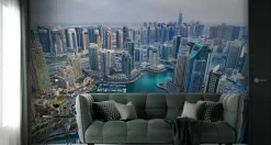 Muralo Selbstklebende Fototapeten XXL Dubai Aus Der Vogelperspektive 3D 2636