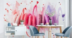 Muralo VINYL Fototapete XXL TAPETE Esszimmer bunte Kuchen 3206