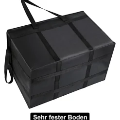 musbus Große wiederverwendbare Kühltasche für Lebensmittel, isoliert, ideal für