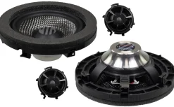 MUSWAY Kompo-Kit Lautsprecher Auto Boxen Set 10 cm CSM-206C
