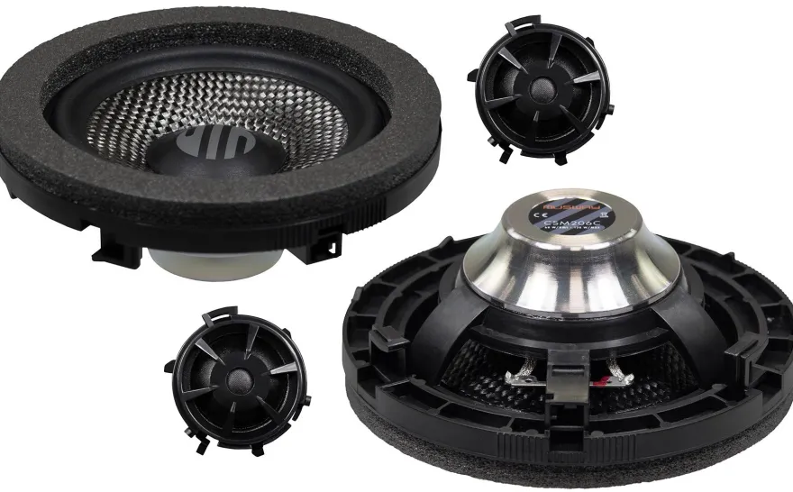 MUSWAY Kompo-Kit Lautsprecher Auto Boxen Set 10 cm CSM-206C