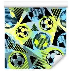 10m VLIES TAPETE Rolle für Jugend bunter Fußball SPORT 6134