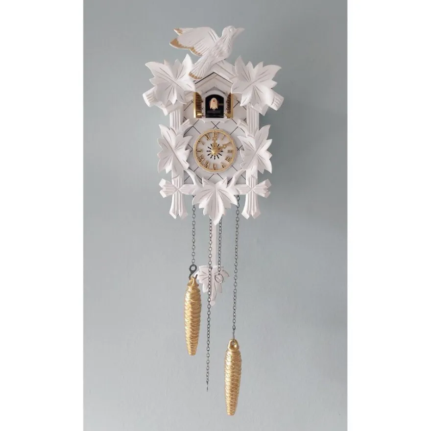 MyKuckoo - Shabby Weiß Vogel Gold mittel - Shabby Weiß Vogel Gold mittel - Quarz