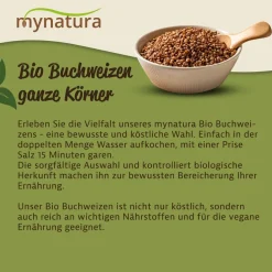 Mynatura Bio Buchweizen ganze Körner - verschiedenen Größen im Beutel
