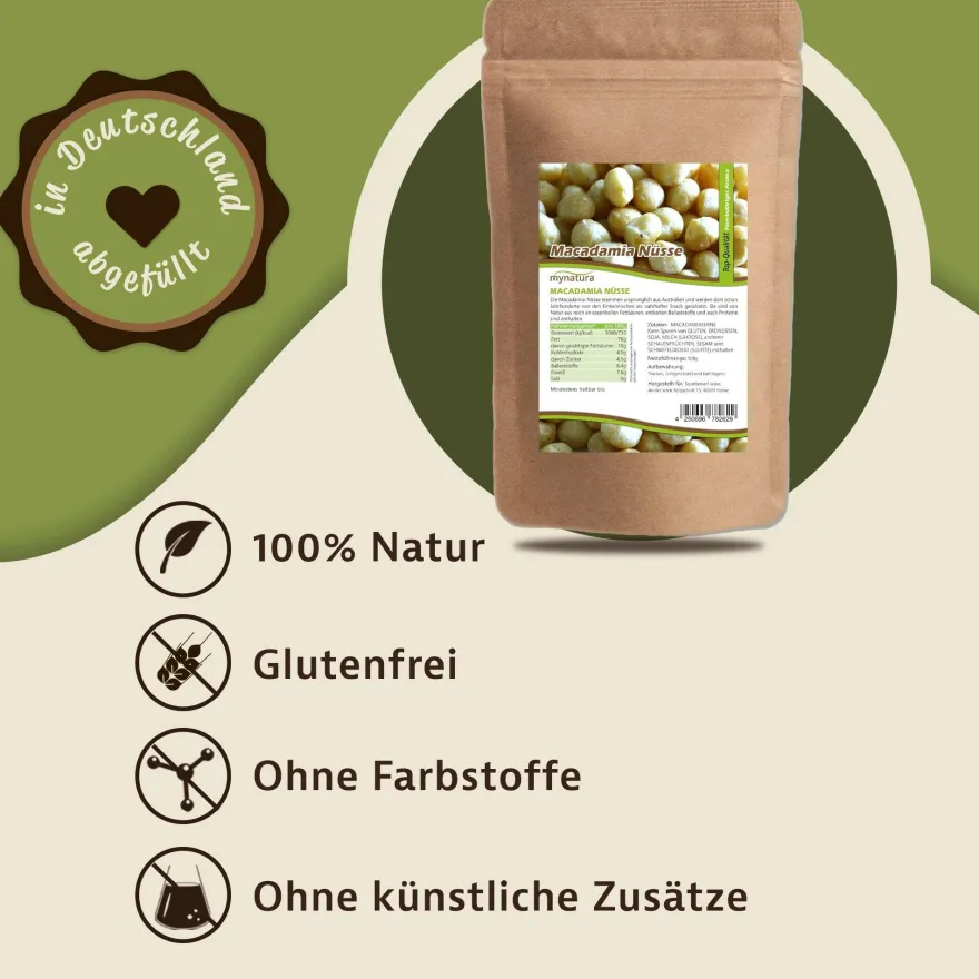 Mynatura Macadamia-Kerne - (500g)