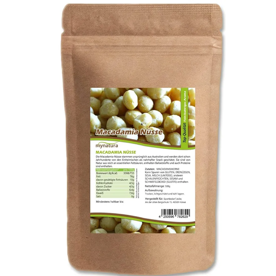 Mynatura Macadamia-Kerne - (500g)