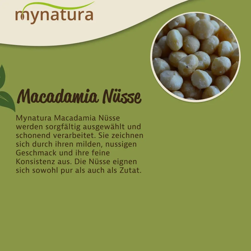 Mynatura Macadamia-Kerne - (500g)