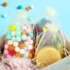 Naler 120x Organzasäckchen Champagner Organzabeutel Geschenktüten für Schmuck