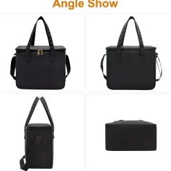 Nanxson Isolierte Lunchtasche, Wiederverwendbare Kühltasche mit Blumenmuster