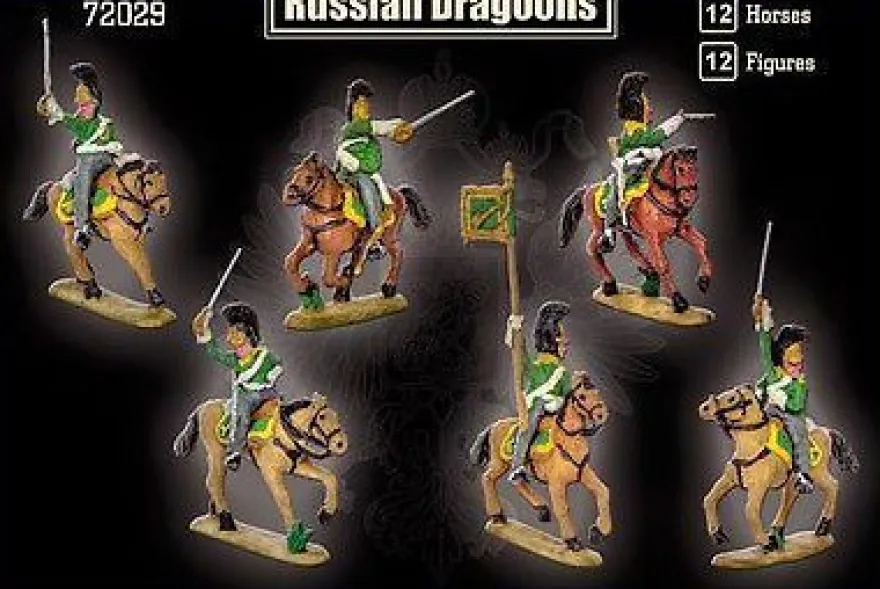 Napoleonic Russian Dragoons (1812-1815), Mars Figuren 1:72, Art. 72029, Neu, OVP