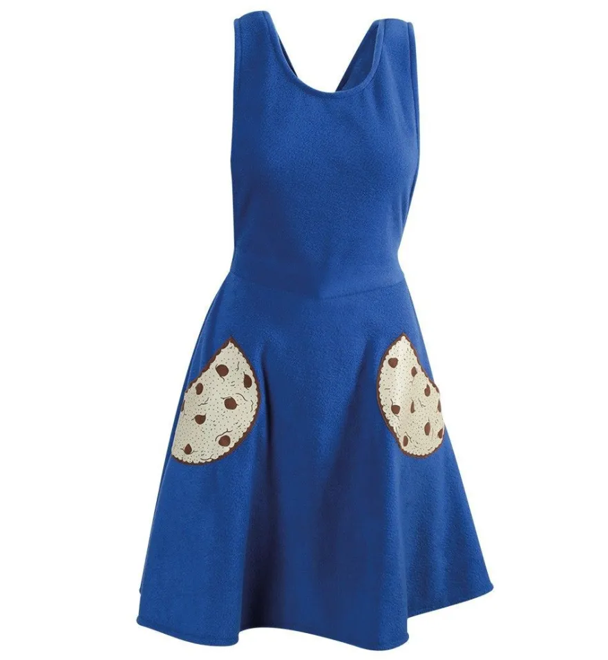 narrenwelt Kostüm Keks - Kleid Keksmonster Damen Fasching Motto