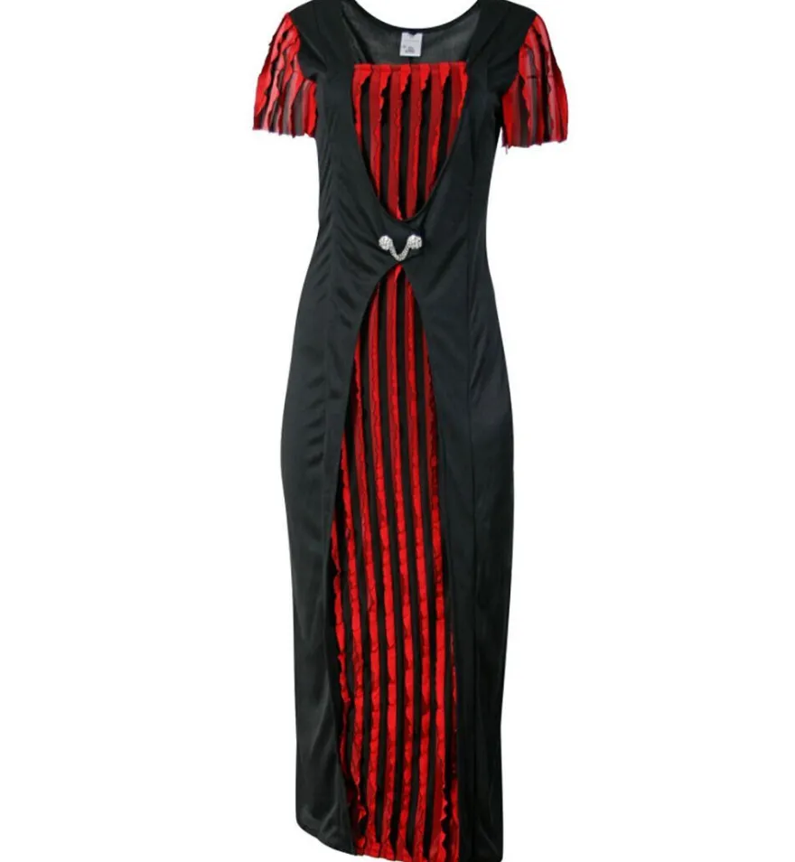 narrenwelt Kostüm Kleid Davina Gothic Grand Dame Davina Halloween Hexe Damenkle