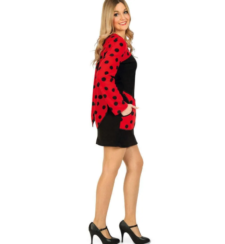 narrenwelt Kostüm Marienkäfer Dotti Gr. XXL Damen Käfer Kleid Tierkostüm